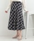 【S-LL】モールチェックフレアスカート