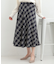 【S-LL】モールチェックフレアスカート