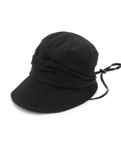 顔回りすっぽりキャスケット