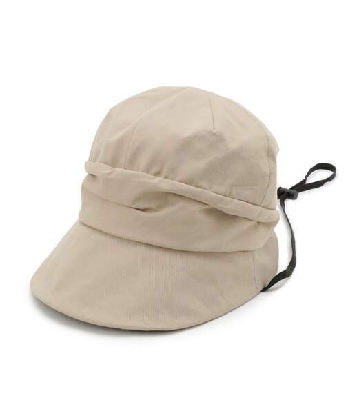 顔回りすっぽりキャスケット