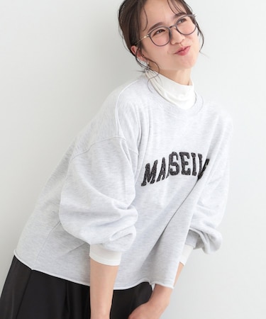 サガラ刺繍アソート裏毛スウェット