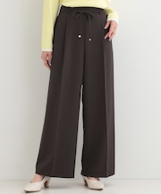 【着丈選べる/S-LL】センタープレスできちんと見え イージーワイドパンツ