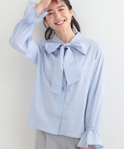 イージーケアリボンブラウス