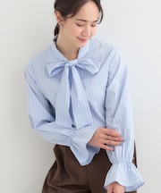 イージーケアリボンブラウス