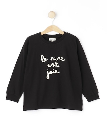 【100-150cm】コード刺繍ロンT