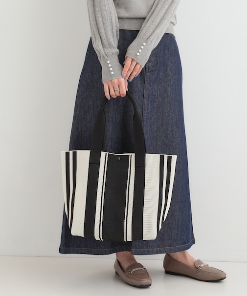 ニットトートバッグ