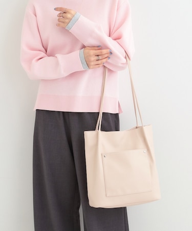 つまみハンドルトートバッグ