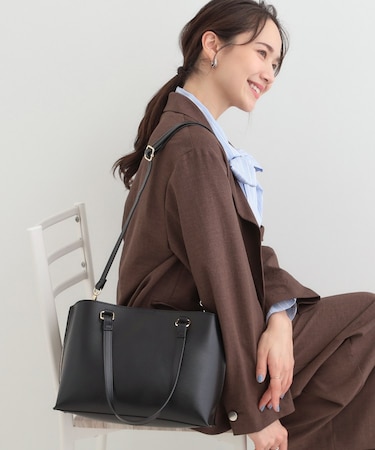 サイド配色トートバッグ