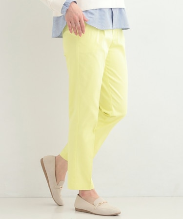 【洗濯機可/SS-LL/美脚シルエット】脚を真っ直ぐに見せてくれる スティックパンツ