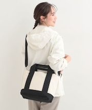 配色キャンバストートバッグ