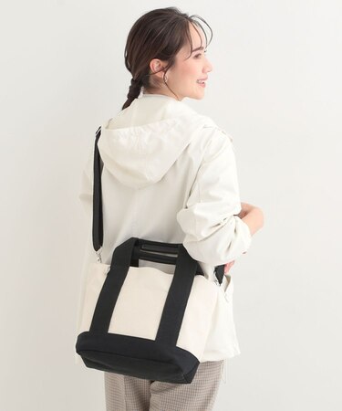 配色キャンバストートバッグ