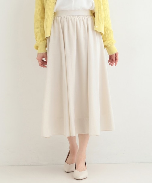 ギャザーフレアスカート
