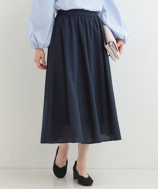 ギャザーフレアスカート