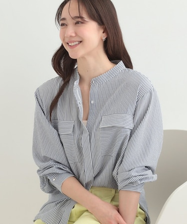 【洗濯後シワになりにくい/UV】フラップポケットシャツ