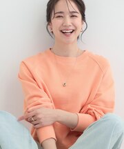 MIX調 シンプルラグランスウェット