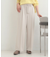 【S-LL/着丈選べる/洗濯後しわになりにくい】スマートに見えるイージーワイドパンツ