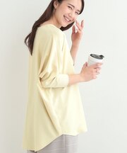 【着丈選べる/体型カバー】さらさらとろん ドルマンブラウス