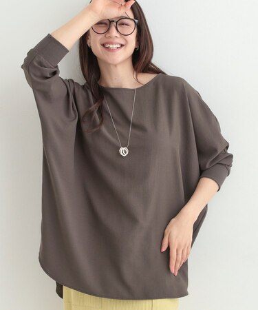 【着丈選べる/体型カバー】さらさらとろん ドルマンブラウス