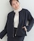 【セットアップ可能／S－LL／なめらかタッチ】ノーカラージップブルゾン