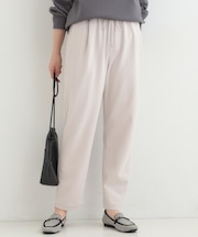 【SS-LL/洗濯後しわになりにくい】スマートに見えるイージーテーパードパンツ