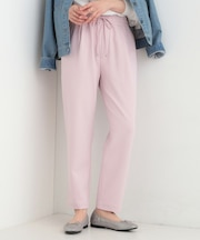 【SS-LL/洗濯後しわになりにくい】スマートに見えるイージーテーパードパンツ