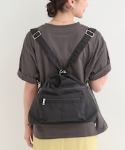 【撥水】リュックにもなる変形ショルダーバッグ