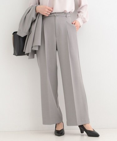 【多機能】ベルト付きワイドパンツ