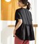 バックギャザーペプラムTシャツ