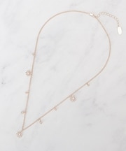 ミニデイジー飛ばしネックレス