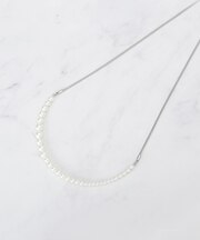 スライダーフェイクパールネックレス