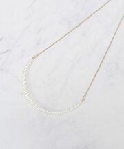 スライダーフェイクパールネックレス