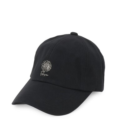 フラワー刺繍キャップ