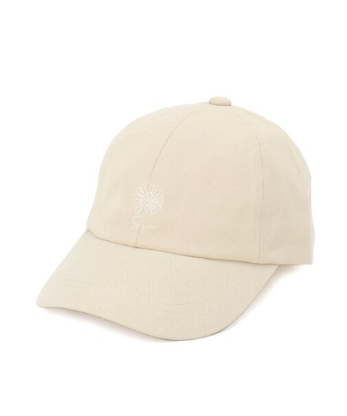 フラワー刺繍キャップ