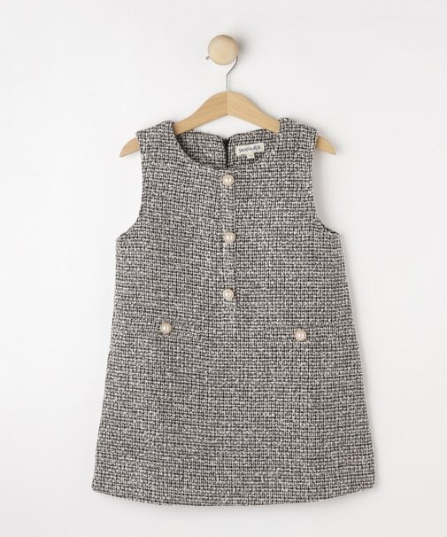 【プチセレ】ツイードジャンパースカート