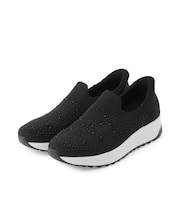 【シュッと履ける】キラキラニットスリッポン