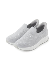 【シュッと履ける】キラキラニットスリッポン