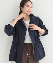 【防花粉/S-LL】女性らしさあふれる 軽やかスタンドブルゾン