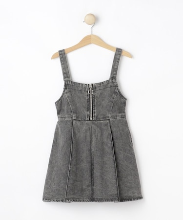 【100-150cm】デニムジップジャンスカ