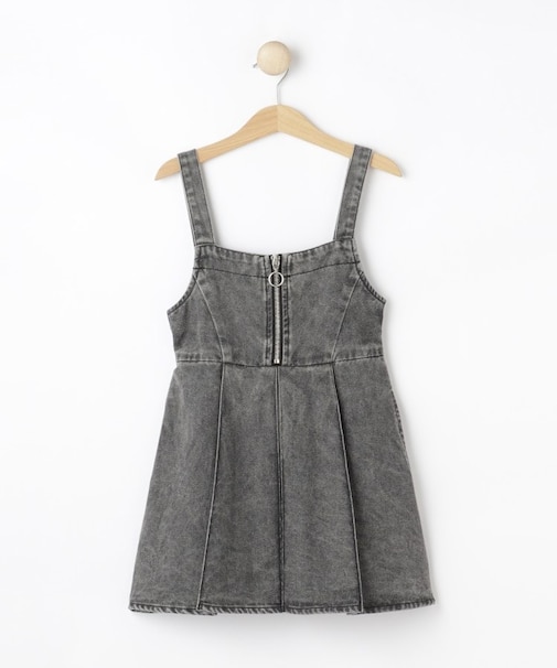 【100-150cm】デニムジップジャンスカ