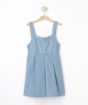 【100-150cm】デニムジップジャンスカ