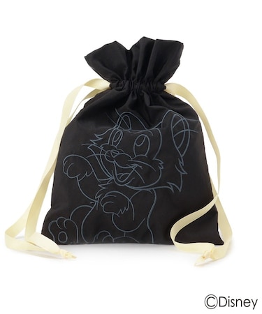 【Disney】キャット刺繍巾着