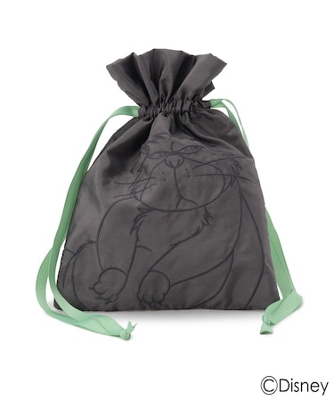 【Disney】キャット刺繍巾着