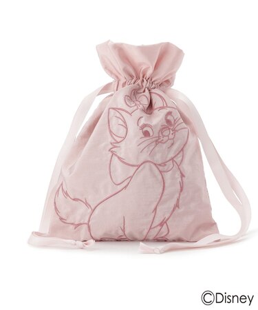 【Disney】キャット刺繍巾着