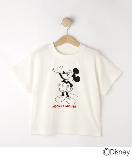 【Disney】フロッキー加工デザインTシャツ