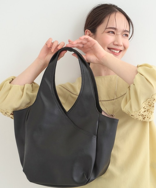 前後ポケットバルーントートバッグ