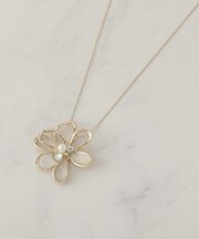 エポ花モチーフネックレス