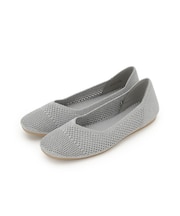 洗えてサラサラ透かし編みニットパンプス