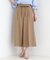 【洗濯機可/S-LL】ハイウエストで美脚見え リボンワイドパンツ