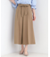 【洗濯機可/S-LL】ハイウエストで美脚見え リボンワイドパンツ