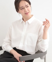 【S-LL】シーズン問わず合わせやすい レギュラーカラーシャツ